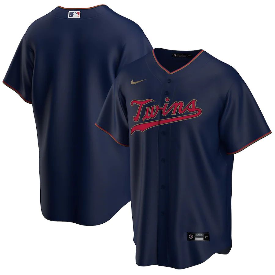 Youth Minnesota Twins Nike Navy Alternate Replica Team MLB Jerseys->youth mlb jersey->Youth Jersey